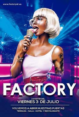 Factory Air-show Girls Discoteca (Madrid, Espagne)