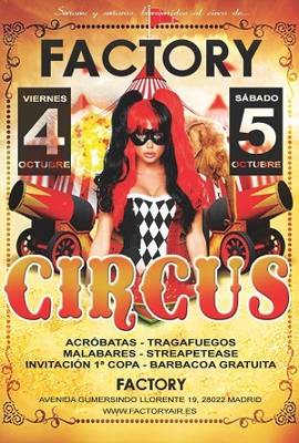 Factory Air-show Girls Discoteca (Madrid, Espagne)